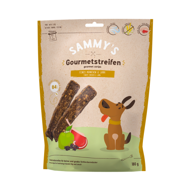 Sammy´s Gourmetstreifen Huhn & Lam 180g