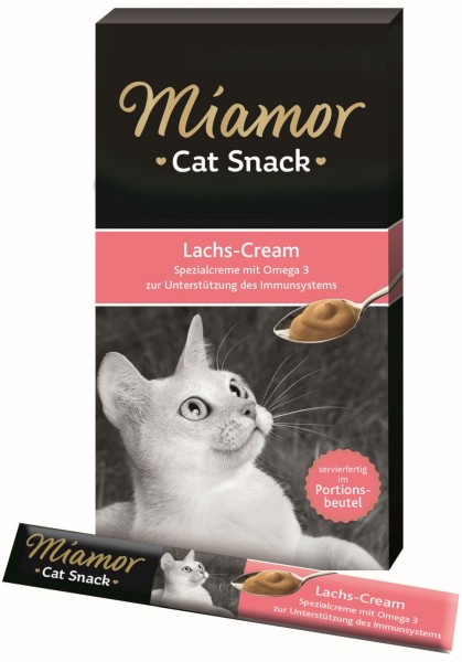 Miamor Cat Snack Lachs-Cream 6x15g