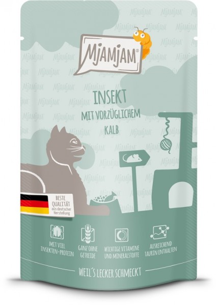 MjAMjAM - Quetschie - Insekt mit vorzüglichem Kalb 125g