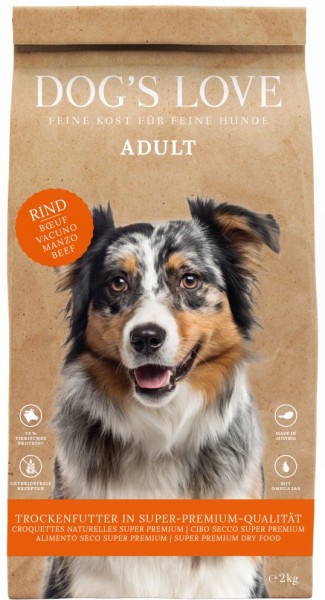 DOG´S LOVE Rind 2kg