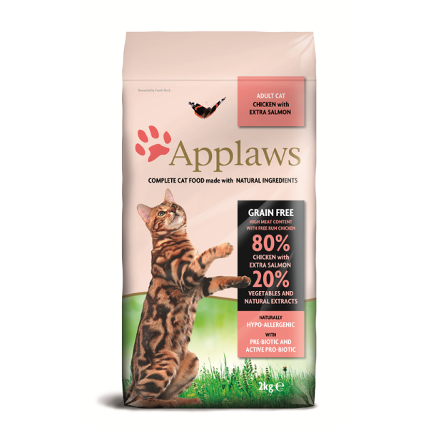 Applaws Cat Trockenfutter Huhn & Lachs 2kg