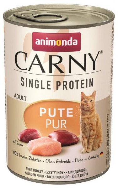 Animonda Carny Cat - Dose Adult Single Protein Pute pur 400g