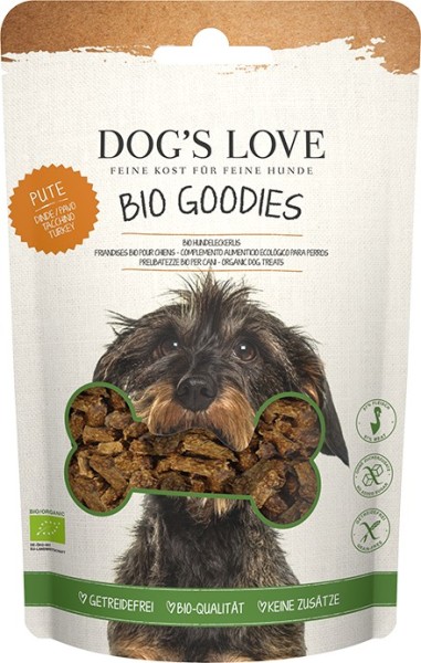 DOG´S LOVE GOODIES BIO Pute 150g