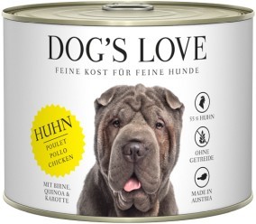 DOG´S LOVE Huhn 200g Dose