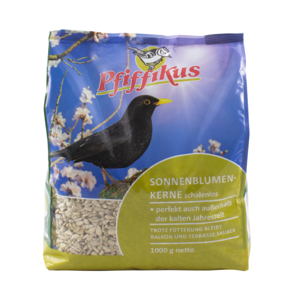 Pfiffikus Sonnenblumenkerne schalenlos 1kg Beutel