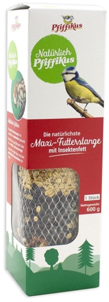 Natürlich Pfiffikus Maxi & Futterstange Karton