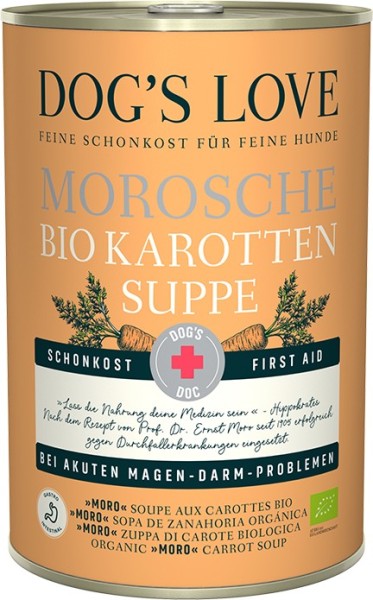 DOG´S LOVE DOC Moro Bio Karotten Suppe 400g Dose