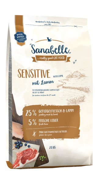 Sanabelle Sensitive Lamm 2kg Beutel