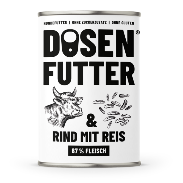 Schnauze & Co. Rind & Reis 400g Dose