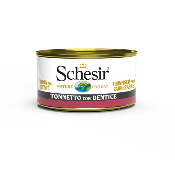 Schesir Cat Jelly Thunfisch Zahnbrasse 85g [*** AUSLAUFARTIKEL ***]