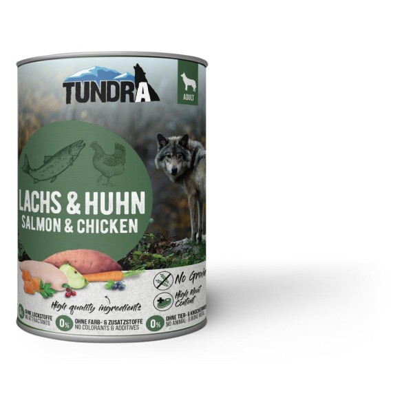 Tundra Dog Lachs & Huhn 800g Dose