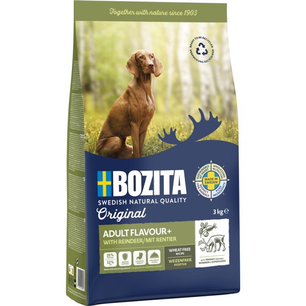 Bozita Original Adult Flavour Plus mit Rentier 3kg