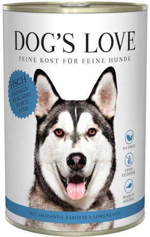 DOG´S LOVE Fisch 400g Dose