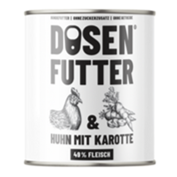 Schnauze & Co. Dog Huhn mit Karotte 800g Dose