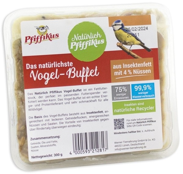 Natürlich Pfiffikus Vogel & Buffet Nuss 1 Stück Schale