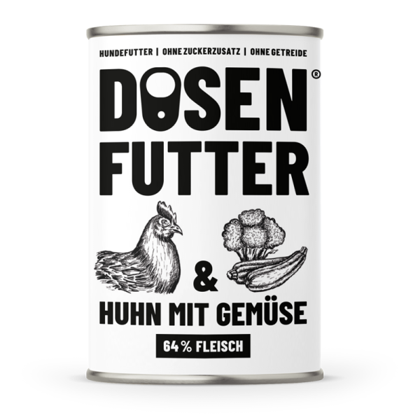 Schnauze & Co. Huhn mit Gemüse 400g Dose