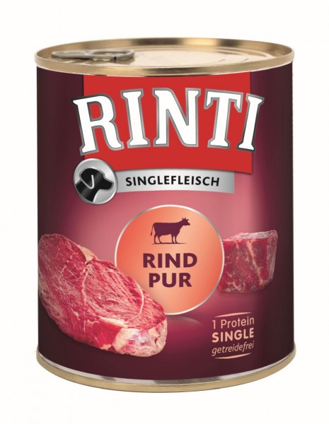 Rinti Singlefleisch Rind Pur - 800g Dose