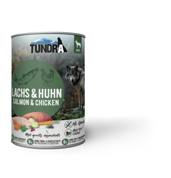 Tundra Dog Lachs & Huhn 400g Dose