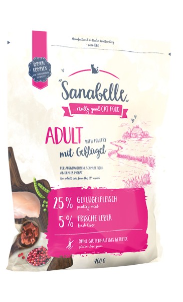 Sanabelle Adult Geflügel 400g Beutel