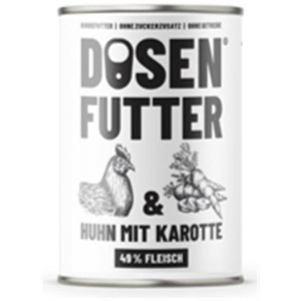 Schnauze & Co. Dog Huhn mit Karotte 400g Dose