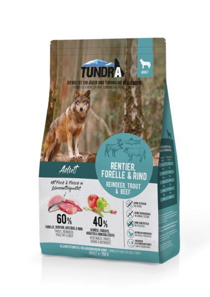 Tundra Dog Rind & Rentier 750g Beutel