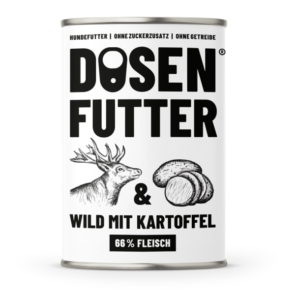 Schnauze & Co. Wild mit Kartoffel 400g Dose