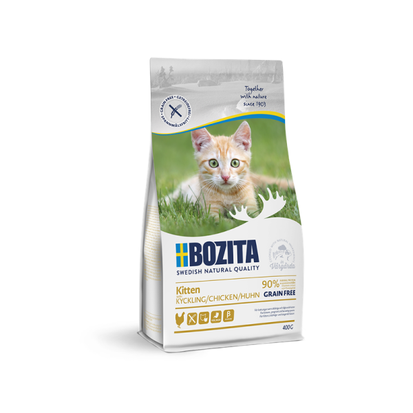 Bozita Kitten Grain free Chicken 400g Sack