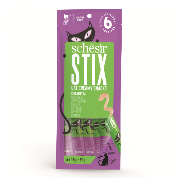 Schesir Cat Stix Duck 6x15g