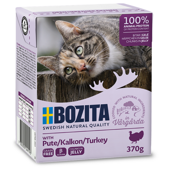 Bozita Feline Recart Häppchen in Gelee Pute 370g Tetra Pak