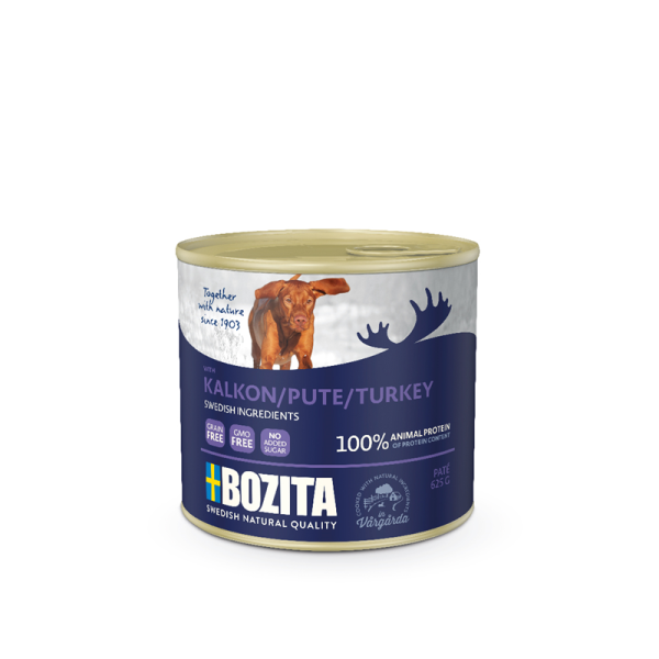 Bozita Dog Paté Pute 625g Dose