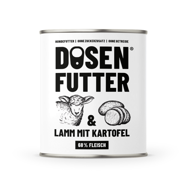 Schnauze & Co. Lamm mit Kartoffel 800 g Dose