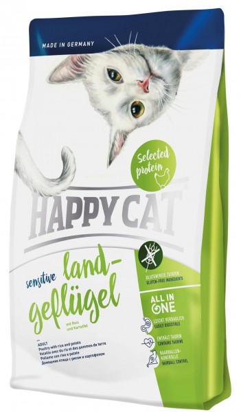 Happy Cat Sensitive Land-Geflügel 300 g