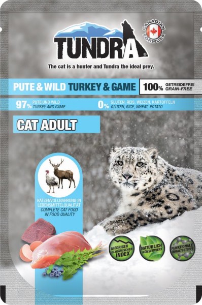 Tundra Cat Pute & Wild 85g Pouch-Beutel