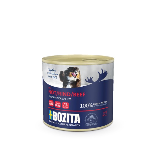 Bozita Dog Paté Rind 625g Dose