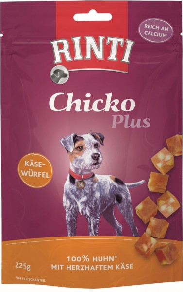 Rinti Chicko Plus Käsewürfel mit Huhn 225g