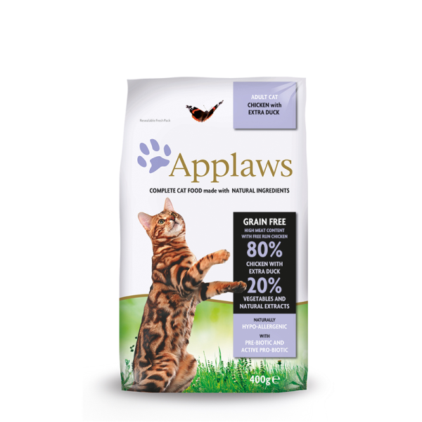 Applaws Cat Trockenfutter Huhn & Ente 400g