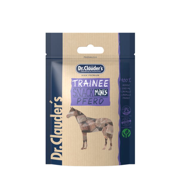 Dr. Clauder´s Dog Snack Trainee Mini Pferd 50g