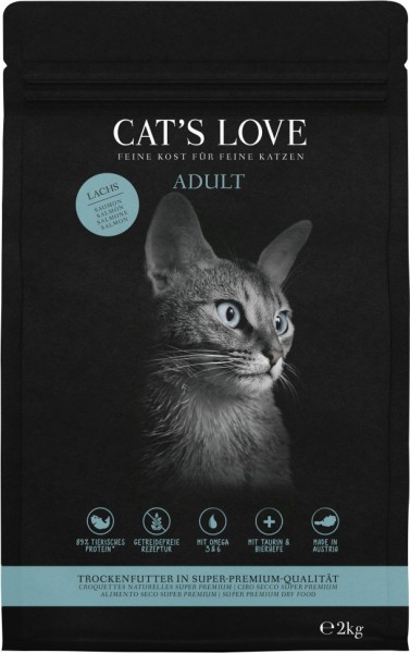 CAT´S LOVE Lachs 2kg Pouch-Beutel