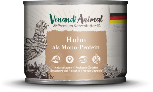 Venandi Cat Mono Huhn 200g Dose