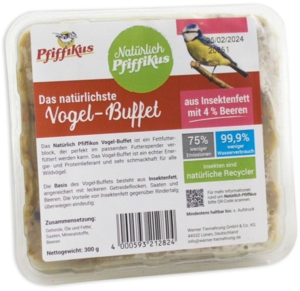 Natürlich Pfiffikus Vogel & Buffet Beere 1 Stück Schale