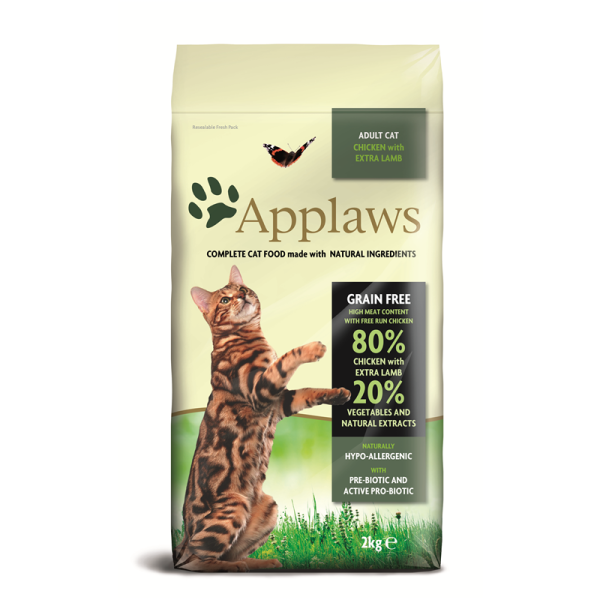 Applaws Cat Trockenfutter Huhn & Lamm 2kg