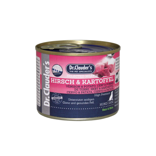 Dr. Clauder´s Sel.Meat Hirsch & Kartoffel 200g