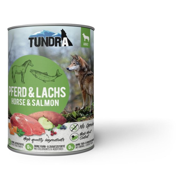 Tundra Dog Pferd & Lachs 800g Dose