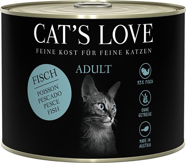 CAT´S LOVE Fisch Pur 200g Dose