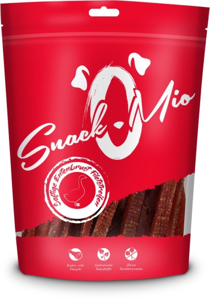 SnackOMio - saftige Entenbrust Filetstreifen 500g Beutel